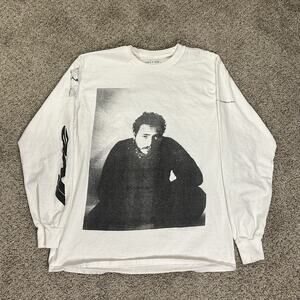 Post Malone Men's Short Sleeve T-Shirt Double Sided Runaway Tour Size Medium